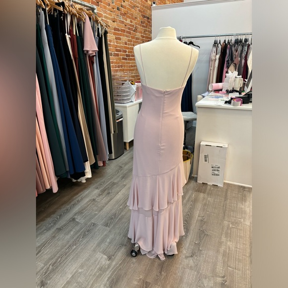 NEW - WATTERS - KIARA RUFFLE SKIRT DRESS - BURNISHED LILAC - SIZE 10 - Picture 6 of 6